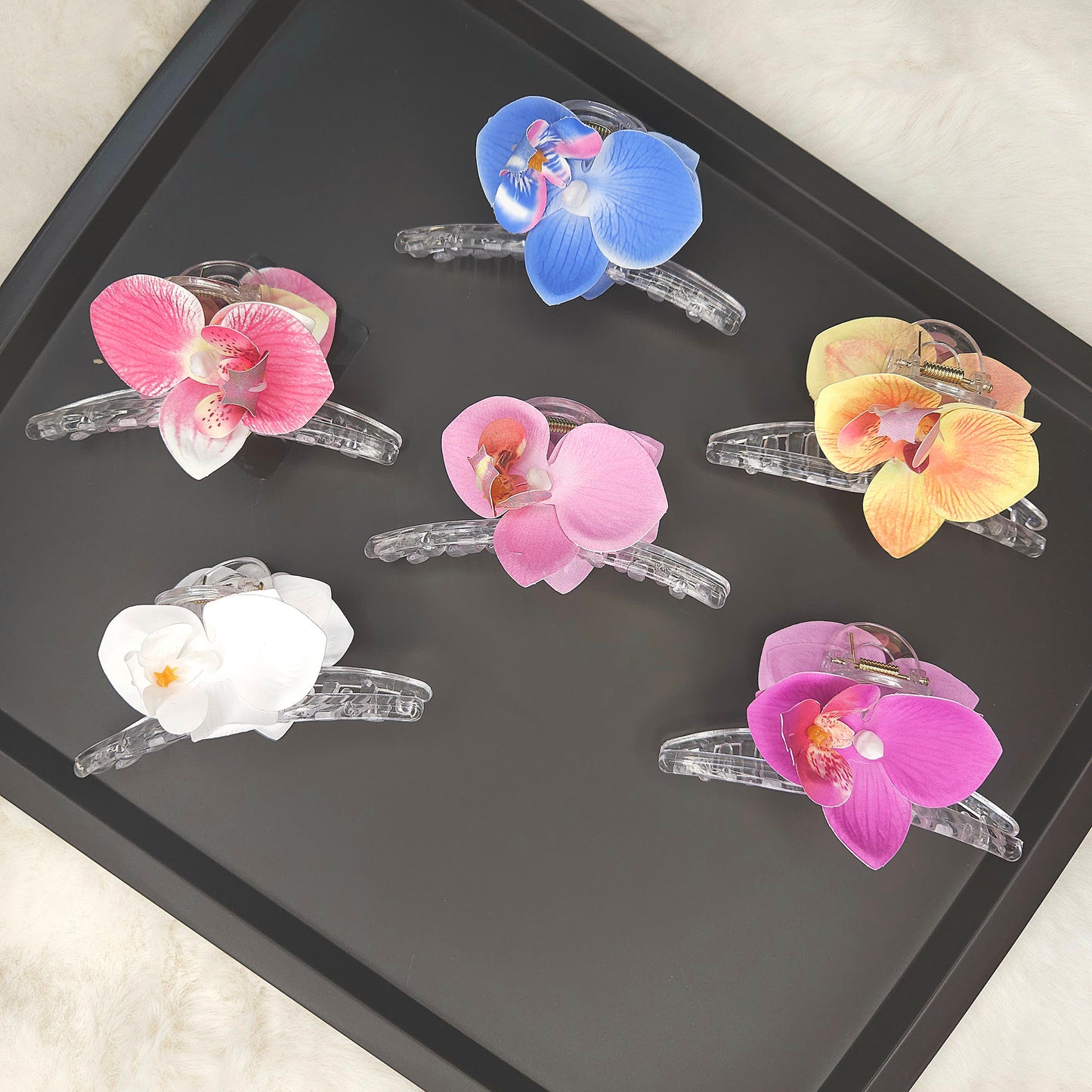 Orchid Bloom Hair Claw