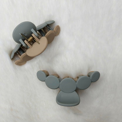 Matte Dual Tone Bubble Hair Claw