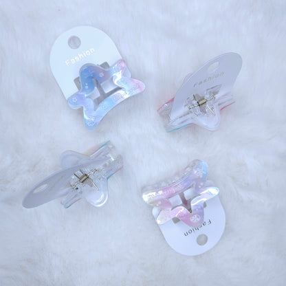 Dreamy Coral Star Hair Claw