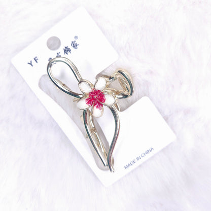 Daisy Bow Metal Hair Claw