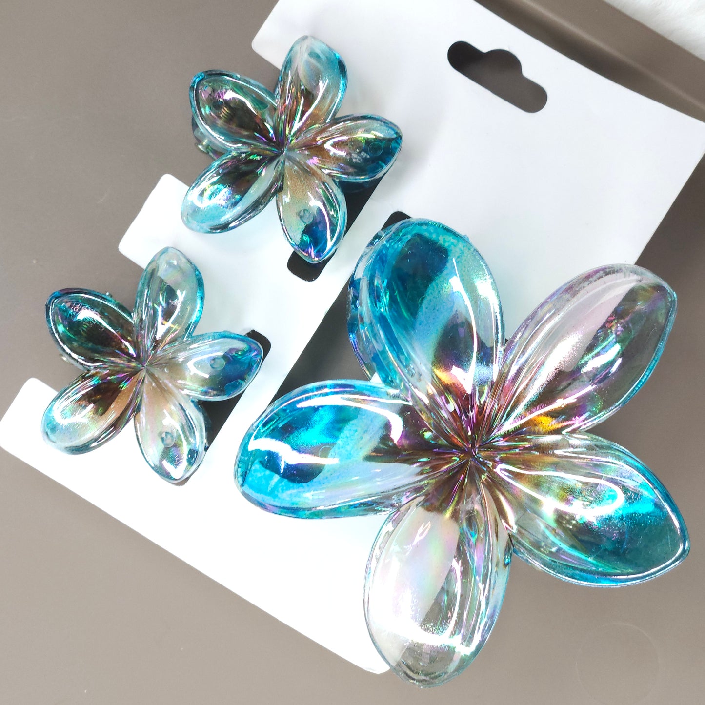 Trio Bloom Combo Hair Claws (Pack Of 3)