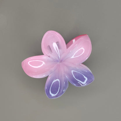 Gradient Bloom Flower Hair Claw - Medium