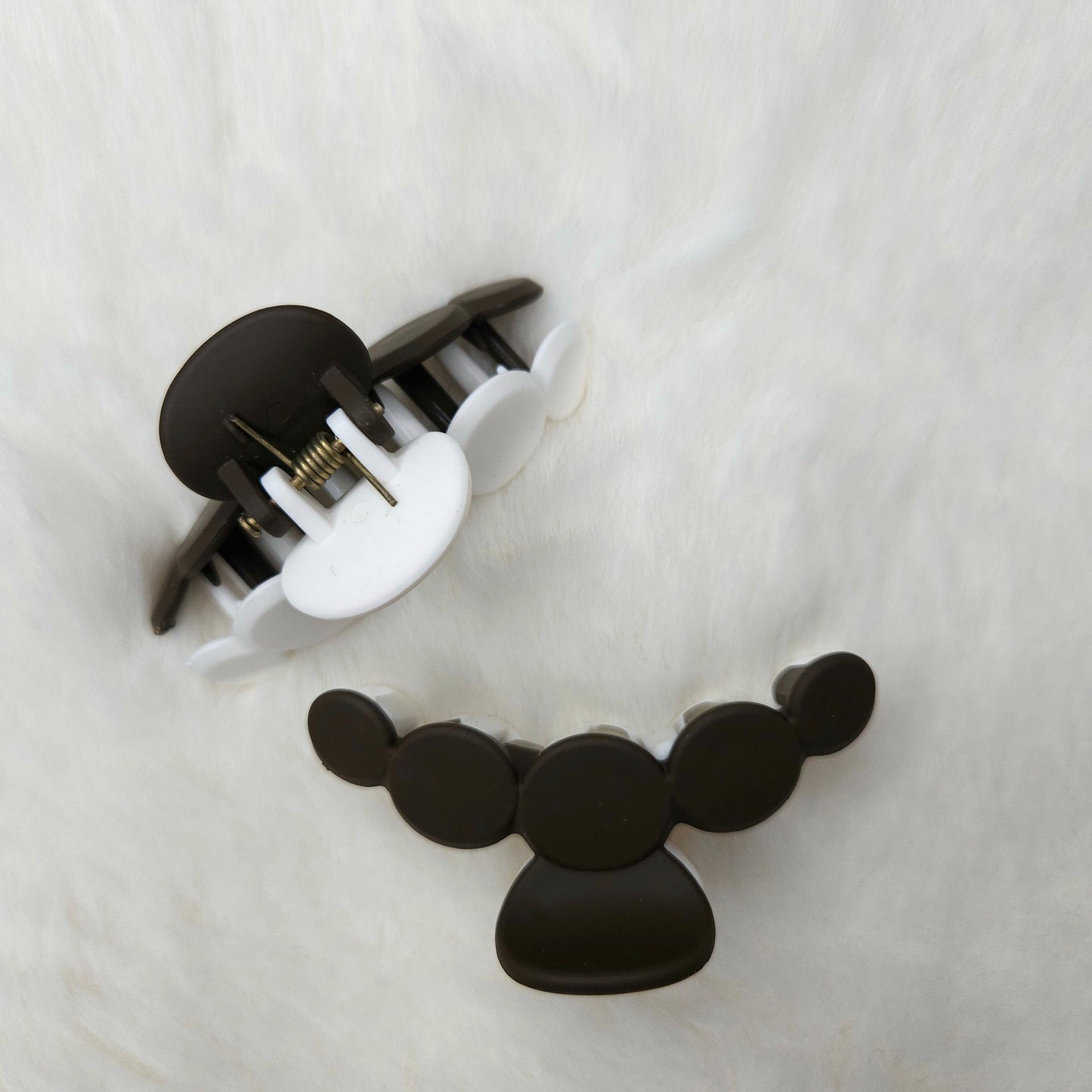 Matte Dual Tone Bubble Hair Claw